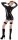 Latex Hemd Zip schwarz