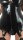 Latex Strapshemd schwarz