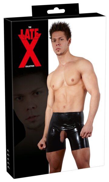 Latex Herren Pants schwarz