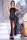 Langes Kleid CR4269 schwarz