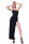 Langes Kleid CR4443 schwarz