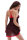 Babydoll CR4459 schwarz/rot