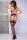 Spitzen-Set CR4635 schwarz/rot