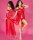 Langes Babydoll CR3716 rot