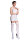Nahtloses Minikleid + Str&uuml;mpfe CR4305 wei&szlig;