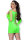 Nahtloses Minikleid CR4617 neongr&uuml;n